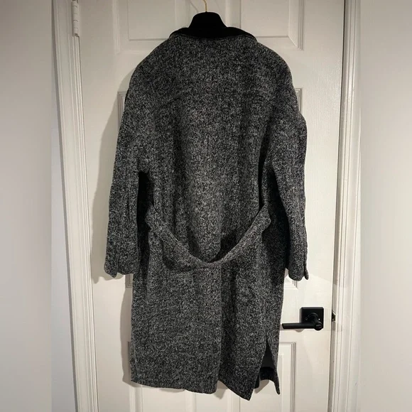 ATM Anthony Thomas Melillo Kimono Overcoat Heather Gray Women Size Small $795